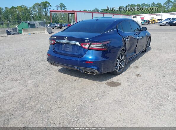 1N4AA6CV8LC372710 2020 NISSAN MAXIMA Blue Trasero derecho
