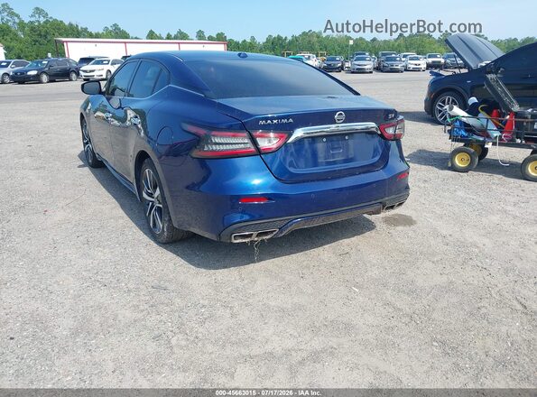 1N4AA6CV8LC372710 2020 NISSAN MAXIMA Blue Trasero izquierdo