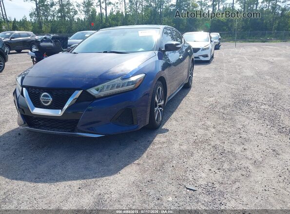 1N4AA6CV8LC372710 2020 NISSAN MAXIMA Blue Vista tres cuartos delantera izquierda