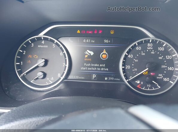 1N4AA6CV8LC372710 2020 NISSAN MAXIMA Blue Vista de los asientos traseros