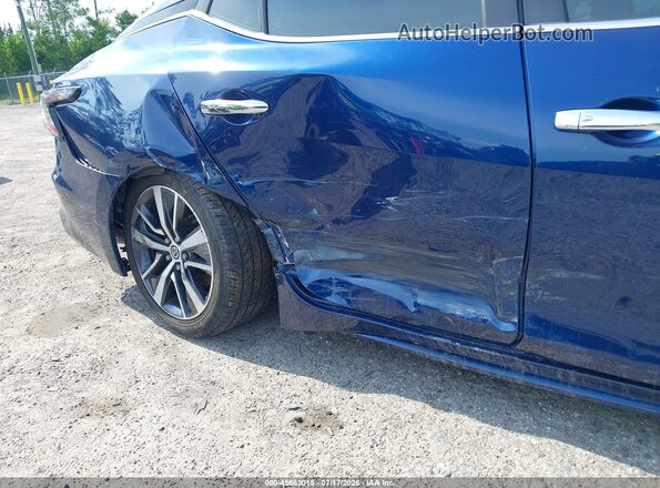 1N4AA6CV8LC372710 2020 NISSAN MAXIMA Blue Vista frontal