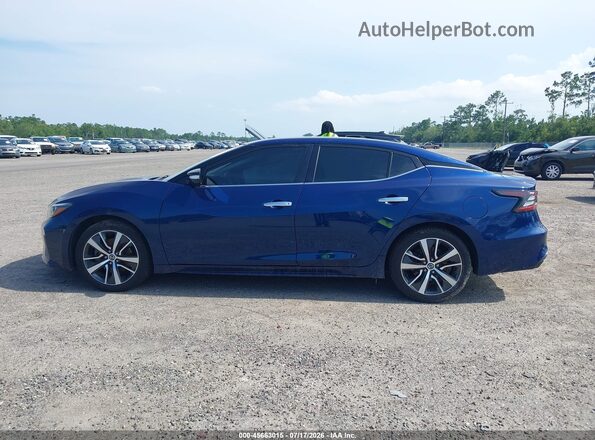 1N4AA6CV8LC372710 2020 NISSAN MAXIMA Blue Vista interior de 360 grados