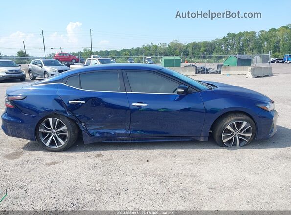 1N4AA6CV8LC372710 2020 NISSAN MAXIMA Blue Vista interior trasera