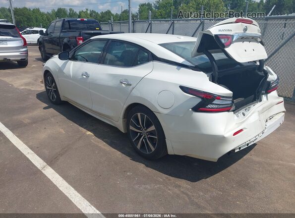 1N4AA6CV8MC510554 2021 NISSAN MAXIMA White Հետևի ձախ