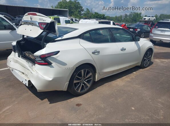 1N4AA6CV8MC510554 2021 NISSAN MAXIMA White Հետևի աջ