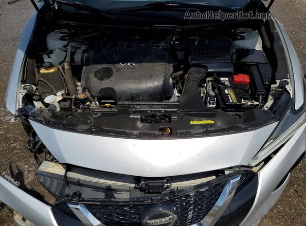 1N4AA6CV9LC375261 2020 NISSAN MAXIMA Silver Rear interior view
