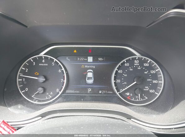 1N4AA6CV9MC507291 2021 NISSAN MAXIMA Black Widok tylnych siedzeń