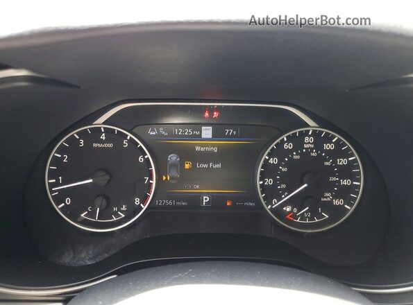 1N4AA6CVXLC360395 2020 NISSAN MAXIMA Silver Вид щитка приладів