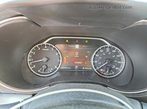 1N4AA6CVXLC372238 2020 NISSAN MAXIMA Gray ხელსაწყოთა პანელის ხედი