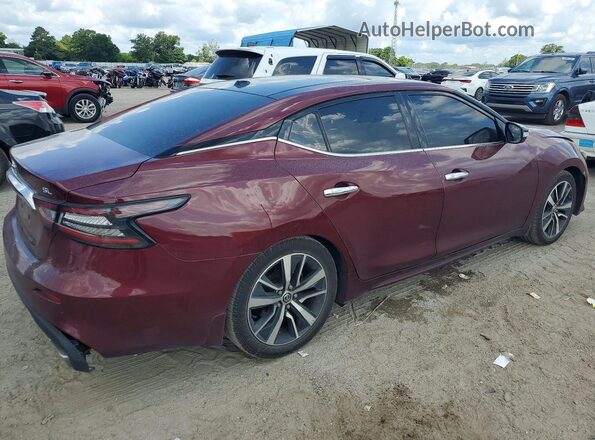 1N4AA6DV0LC375258 2020 NISSAN MAXIMA Burgundy უკანა მარჯვენა