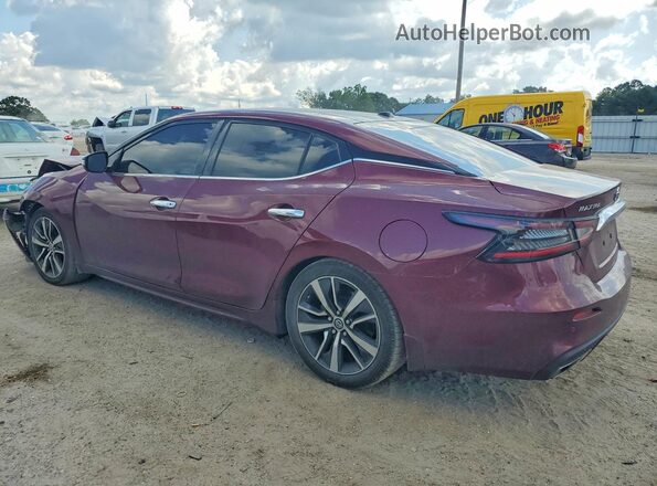 1N4AA6DV0LC375258 2020 NISSAN MAXIMA Burgundy უკანა მარცხენა