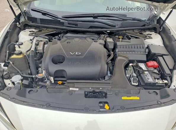 1N4AA6DV7LC383163 2020 NISSAN MAXIMA White Widok wnętrza z tyłu