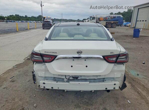 1N4AA6DV7LC383163 2020 NISSAN MAXIMA White Widok z tyłu