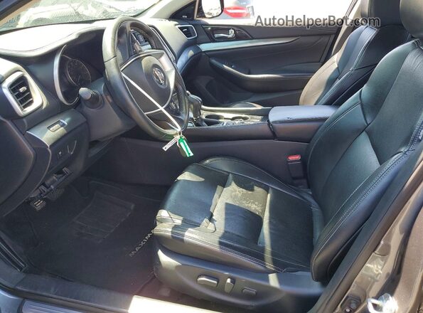 1N4AA6DV8LC362614 2020 NISSAN MAXIMA Gray Widok wnętrza z przodu