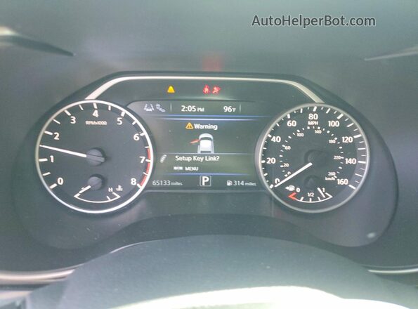 1N4AA6EV2LC378256 2020 NISSAN MAXIMA Gray Widok zestawu wskaźników