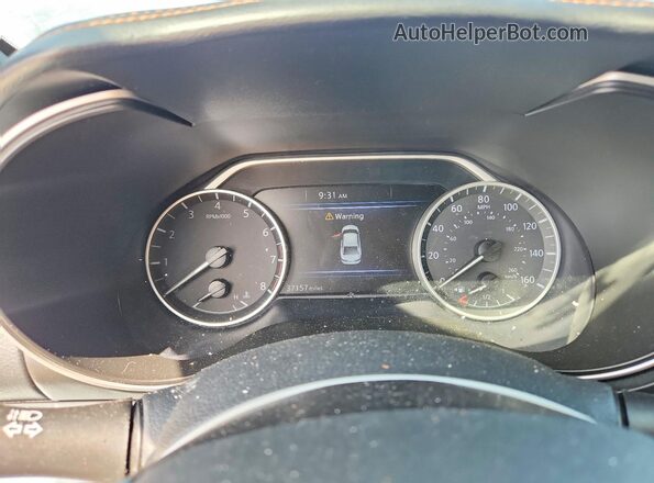 1N4AA6EV3MC507669 2021 NISSAN MAXIMA White Vista del cuadro de instrumentos