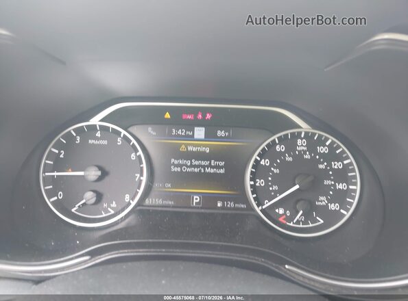 1N4AA6EV4MC516591 2021 NISSAN MAXIMA Gray Հետևի նստատեղերի տեսք