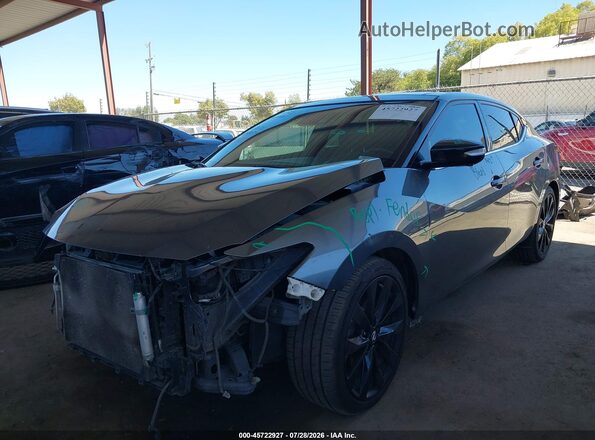 1N4AA6EV6MC516771 2021 NISSAN MAXIMA Gray Vista tres cuartos delantera izquierda