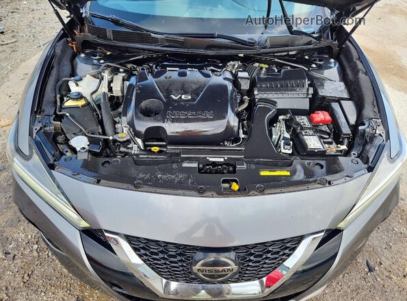 1N4AA6EV8LC378035 2020 NISSAN MAXIMA Gray Widok wnętrza z tyłu