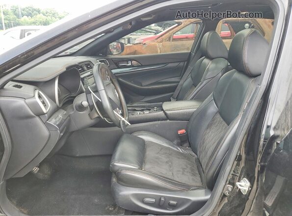 1N4AA6EV8LC381730 2020 NISSAN MAXIMA Черный Вид салона спереди