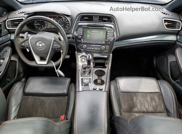 1N4AA6EV8LC381730 2020 NISSAN MAXIMA Черный Вид панели приборов