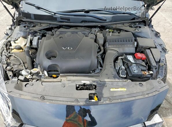 1N4AA6EV8LC381730 2020 NISSAN MAXIMA Черный Вид задней части салона