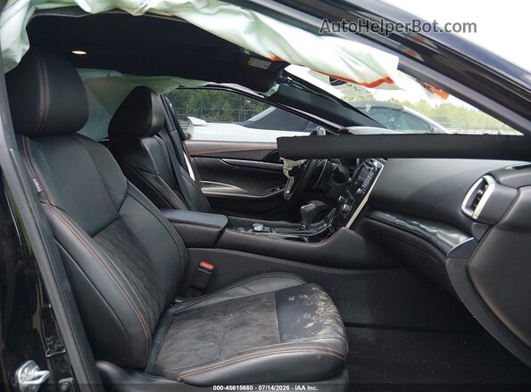 1N4AA6EV8LC383459 2020 NISSAN MAXIMA Black Widok wnętrza z przodu