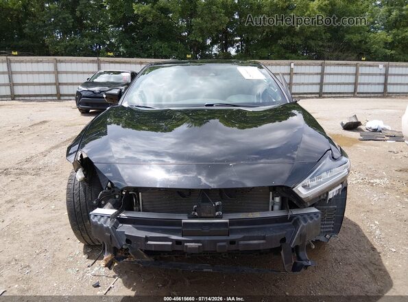 1N4AA6EV8LC383459 2020 NISSAN MAXIMA Black Widok wnętrza z tyłu