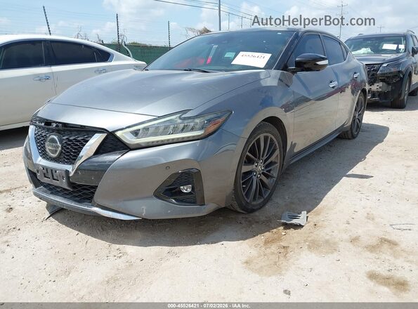 1N4AA6FV0LC366086 2020 NISSAN MAXIMA Gray Vista tres cuartos delantera izquierda