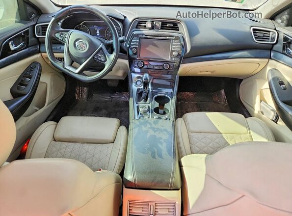 1N4AA6FV1MC506826 2021 NISSAN MAXIMA White Dashboard view