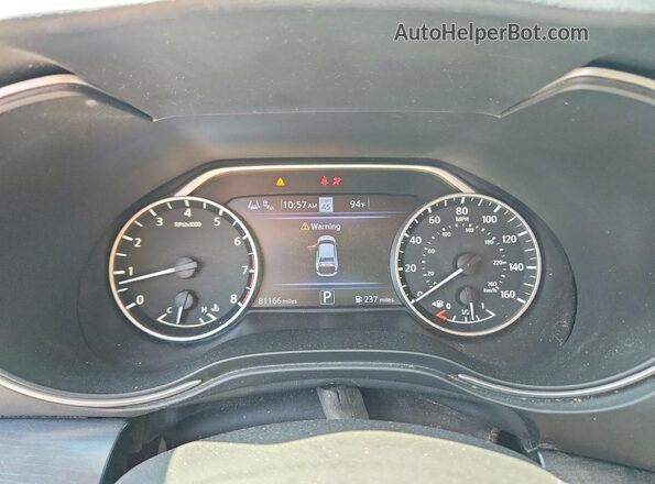 1N4AA6FV1PC503655 2023 NISSAN MAXIMA White Սարքավորումների վահանակի տեսք