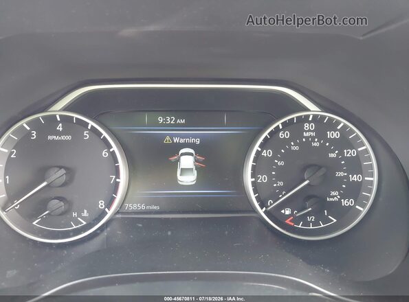 1N4AA6FV2LC370124 2020 NISSAN MAXIMA Black Вид задніх сидінь