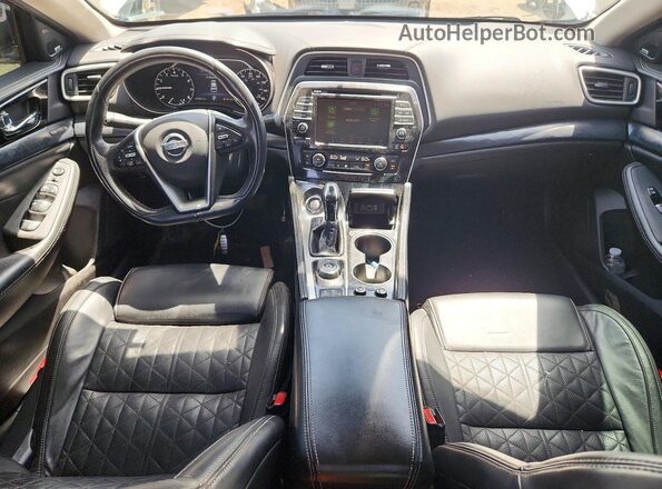 1N4AA6FV2LC376361 2020 NISSAN MAXIMA Белый Вид панели приборов