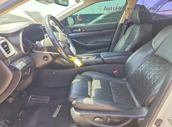 1N4AA6FV2LC376361 2020 NISSAN MAXIMA Белый Вид салона спереди