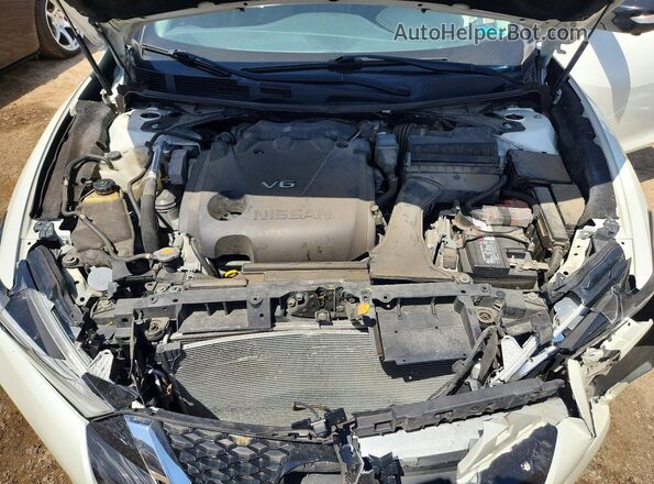 1N4AA6FV2LC376361 2020 NISSAN MAXIMA Белый Вид задней части салона