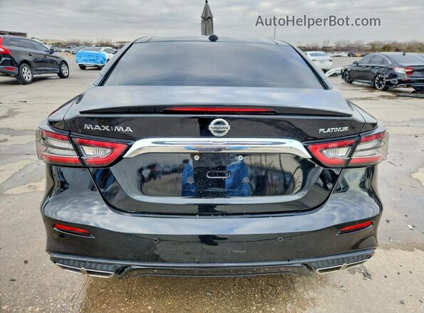 1N4AA6FV2LC377395 2020 NISSAN MAXIMA Black უკანა ხედი