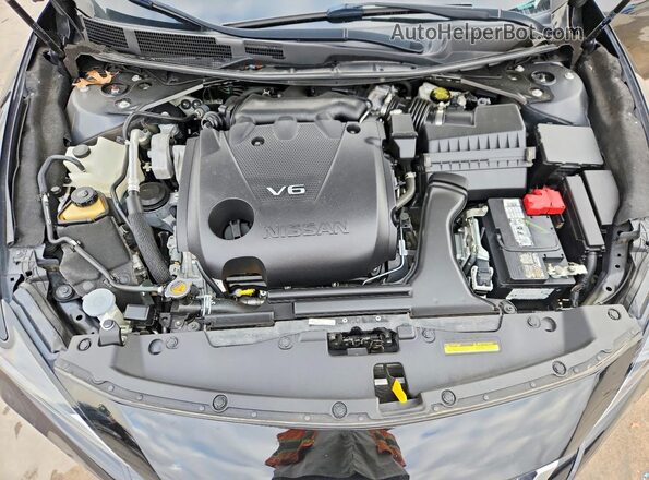 1N4AA6FV2LC377395 2020 NISSAN MAXIMA Black უკანა სალონის ხედი
