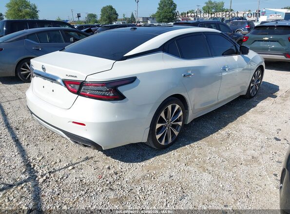 1N4AA6FV2MC512117 2021 NISSAN MAXIMA Белый Задняя правая четверть