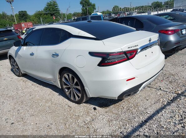 1N4AA6FV2MC512117 2021 NISSAN MAXIMA Белый Задняя левая четверть