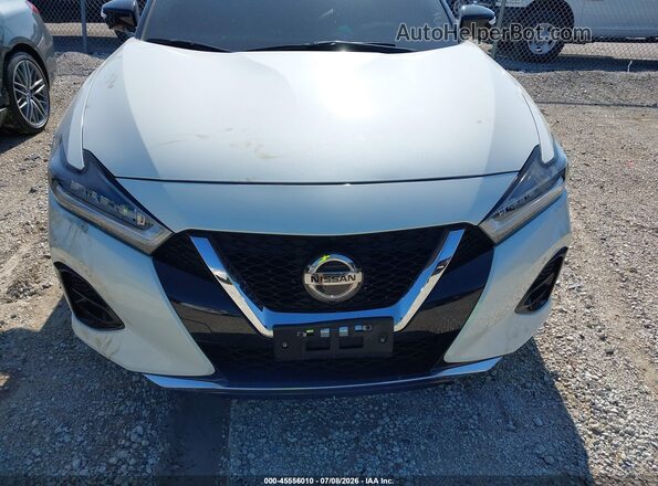 1N4AA6FV2MC512117 2021 NISSAN MAXIMA Белый Вид щитка приборов