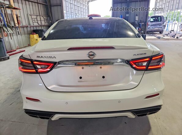 1N4AA6FV3LC381164 2020 NISSAN MAXIMA White უკანა ხედი