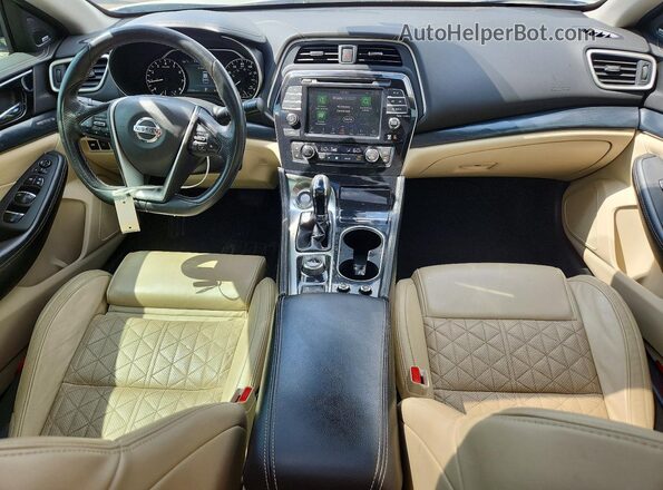 1N4AA6FV3MC504785 2021 NISSAN MAXIMA White წინა პანელის ხედი