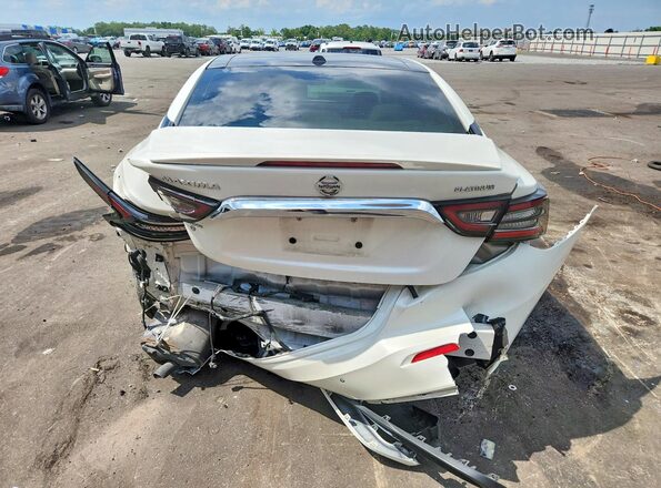 1N4AA6FV3MC504785 2021 NISSAN MAXIMA White უკანა ხედი