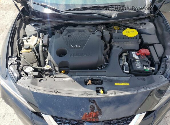 1N4AA6FV5PC507014 2023 NISSAN MAXIMA Black Widok wnętrza z tyłu