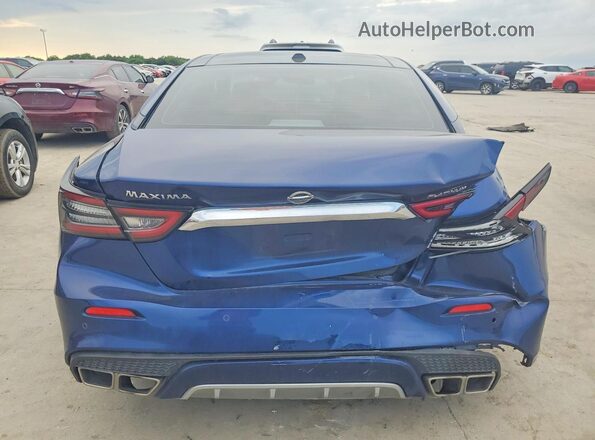 1N4AA6FV6LC385449 2020 NISSAN MAXIMA Синий Вид сзади