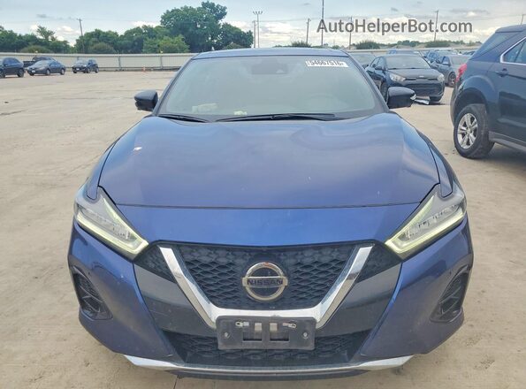 1N4AA6FV6LC385449 2020 NISSAN MAXIMA Синий Вид спереди