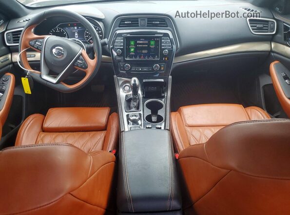1N4AA6FV6LC385449 2020 NISSAN MAXIMA Синий Вид панели приборов