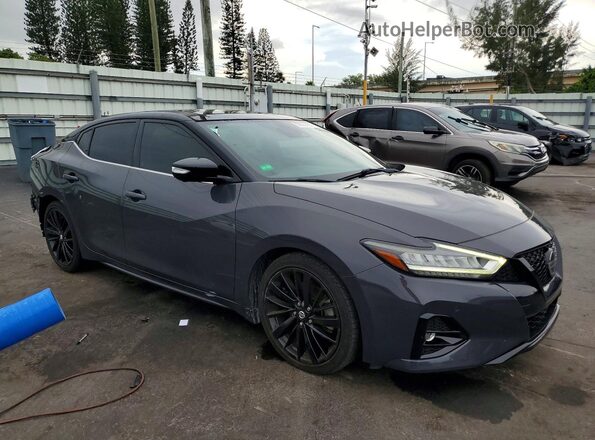 1N4AA6FV7MC512176 2021 NISSAN MAXIMA Gray Передня права чверть
