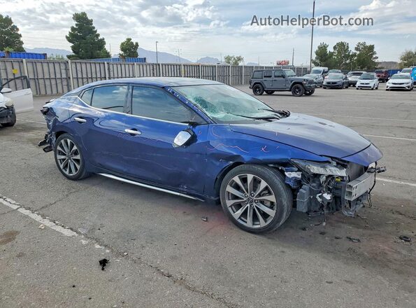 1N4AA6FV7PC512375 2023 NISSAN MAXIMA Синий Передняя правая четверть