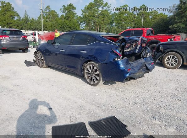1N4AA6FV8LC376381 2020 NISSAN MAXIMA Синий Задняя левая четверть